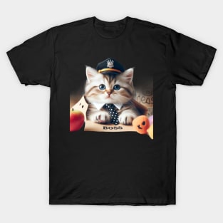 Affectionate Kitty Chief T-Shirt